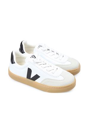 sneakers in pelle bianco VEJA KIDS | SY0120631CWHITEBLACK